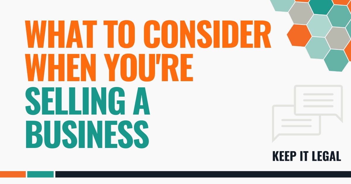 Featured thumbnail for What to Consider When You’re Selling a Business